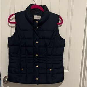 Charter Club Women’s Navy with Gold hardware Puffer Vest